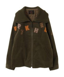 90´s Karl Helmut マルチギンガムアップリケロゴブルゾン ブラック