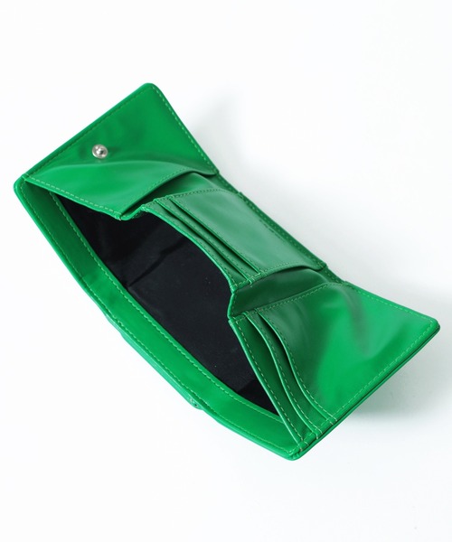 X-girl（エックスガール）の「OVAL LOGO BUCKLE MINI WALLET（財布・レディース・ブラック/ブラウン/ピンク/グリーン/ベージュ・ONE SIZE）」の22枚目の写真