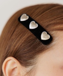 flower | メタルハートピン(ヘアピン)