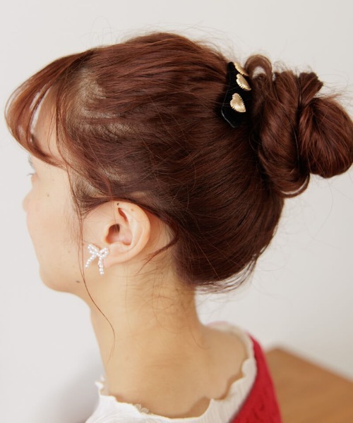 flower(フラワー)の「メタルハートピン(ヘアピン・レディース・シルバー/ゴールド・A/B)」の5枚目の写真