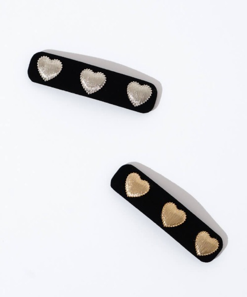 flower(フラワー)の「メタルハートピン(ヘアピン・レディース・シルバー/ゴールド・A/B)」の7枚目の写真