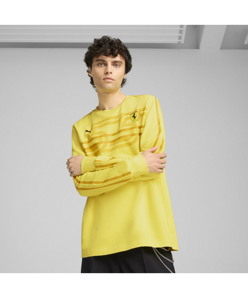 【セール】PUMA プーマ メンズ フェラーリ レース デザート サン ラスベガス クルースウェット（スウェット）｜PUMA（プーマ）