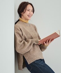 DRESKIP | 【S-LL】Wフェイス ふわふわ起毛ニット(ニット/セーター)