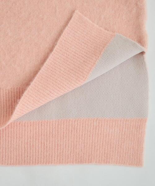 DRESKIP（ドレスキップ）の「◆【S-LL】Wフェイス ふわふわ起毛ニット（ニット/セーター・レディース・グレー/キャメル/ピンク系・01/02/03/04）」の12枚目の写真