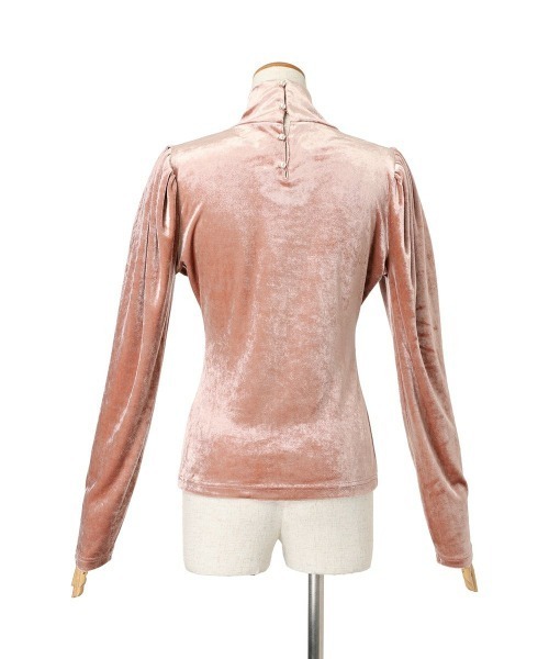 F i.n.t（フィント）の「ハイネックベロアパフスリーブトップス/F&A/fint（Tシャツ/カットソー・レディース・ライトブルー/ブラック/ピンク・FREE）」の16枚目の写真