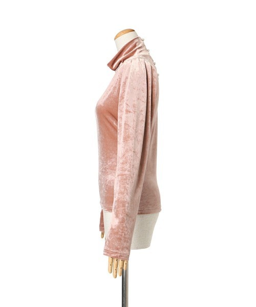 F i.n.t（フィント）の「ハイネックベロアパフスリーブトップス/F&A/fint（Tシャツ/カットソー・レディース・ライトブルー/ブラック/ピンク・FREE）」の17枚目の写真