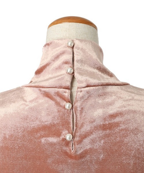 F i.n.t（フィント）の「ハイネックベロアパフスリーブトップス/F&A/fint（Tシャツ/カットソー・レディース・ライトブルー/ブラック/ピンク・FREE）」の18枚目の写真