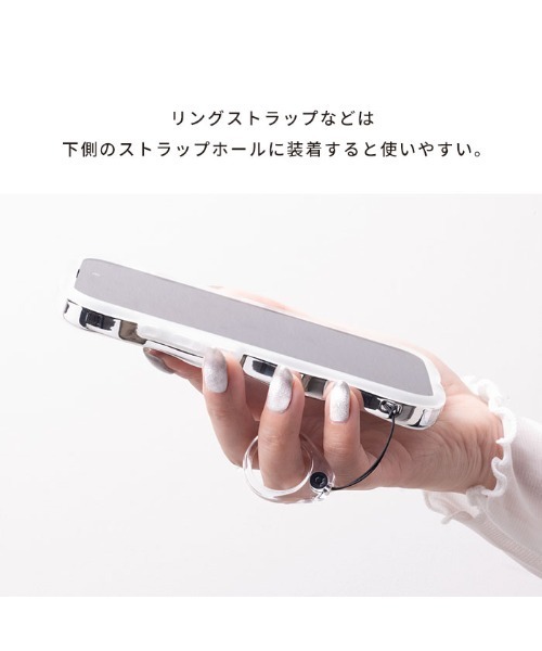 iFace（アイフェイス）の「iPhone 17/16/15/14/13 専用 iFace BeBling Wave クリアケース（スマホケース/カバー・レディース・シルバー/ブラック/ホワイト系その他2・iPhone 12/12 Pro/iPhone 16 Pro/iPhone 16/iPhone 13/14/15）」の7枚目の写真