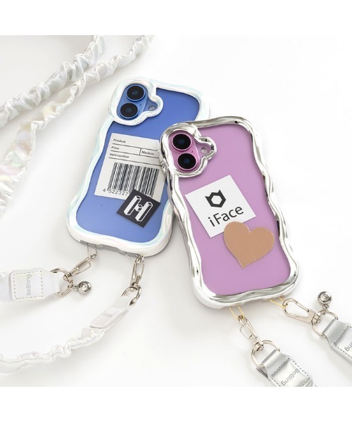iPhone 16/16Pro/15/14/13/12/12Pro 専用 iFace BeBling クリア