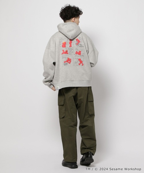 niko and...(ニコアンド)の「【SESAME STREET(セサミストリート)】コラボ 裏毛パーカー(パーカー・レディース・ネイビー/グレー/オフホワイト・FREE)」の14枚目の写真
