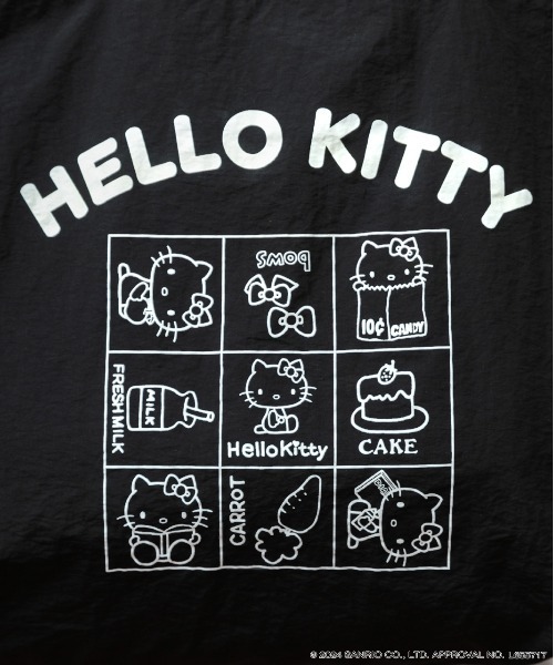 ad thie（アドティエ）の「【HELLO KITTY】 ビッグロゴ トートバッグ（トートバッグ・レディース・レッド/アイボリー/ブラック・FREE）」の6枚目の写真