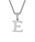 BROTHERHOODiuU[tbhj́uyearyearzBlock Letter Initial Charm Necklace uSilverFT[WJXeX316LvilbNXjvbE