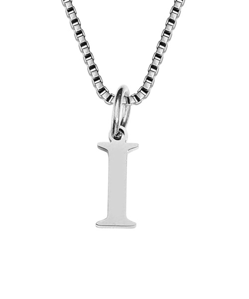 BROTHERHOOD(ブラザーフッド)の「【earyear】Block Letter Initial Charm Necklace 「Silver:ステンレス」(ネックレス・レディース・K/B/A/W/V/Z/Y/C/J/O/N/M/R/Q/P/U/T/S/X/F/E/D/I/H/G/L・FREE)」の9枚目の写真