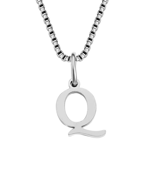 BROTHERHOOD(ブラザーフッド)の「【earyear】Block Letter Initial Charm Necklace 「Silver:ステンレス」(ネックレス・レディース・K/B/A/W/V/Z/Y/C/J/O/N/M/R/Q/P/U/T/S/X/F/E/D/I/H/G/L・FREE)」の17枚目の写真