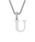 BROTHERHOODiuU[tbhj́uyearyearzBlock Letter Initial Charm Necklace uSilverFT[WJXeX316LvilbNXjvbU