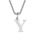 BROTHERHOODiuU[tbhj́uyearyearzBlock Letter Initial Charm Necklace uSilverFT[WJXeX316LvilbNXjvbY