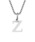 BROTHERHOODiuU[tbhj́uyearyearzBlock Letter Initial Charm Necklace uSilverFT[WJXeX316LvilbNXjvbZ