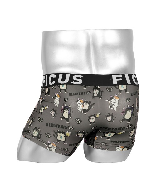 セール】FICUS フィークス 猫山課長の日常 メンズ ボクサーパンツ