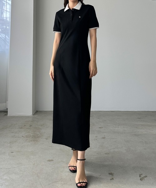 セール】【選べる】ポロワンピース（セミフレア/Iライン/マーメイド