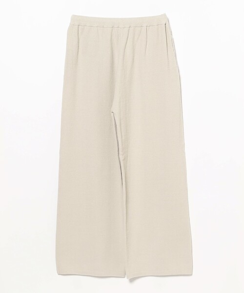 Demi-Luxe BEAMS（デミルクス ビームス）の「【別注】WALENODE / パイル ストレートパンツ（その他パンツ・レディース・ライトグレー/ブラック・ONE SIZE）」の13枚目の写真