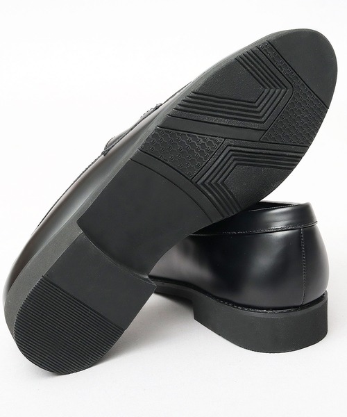 glabella（グラベラ）の「選べる3素材 ゴールドビット スタンダード ローファー （ガラスレザー調・スムースレザー調・スエードレザー調） ビジネス対応（ローファー・メンズ・ブラック系その他/ブラック/ブラック系その他2・S/M/L）」の19枚目の写真