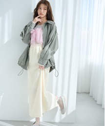 mysty woman | テクスチャーカットスカート 322321(スカート)