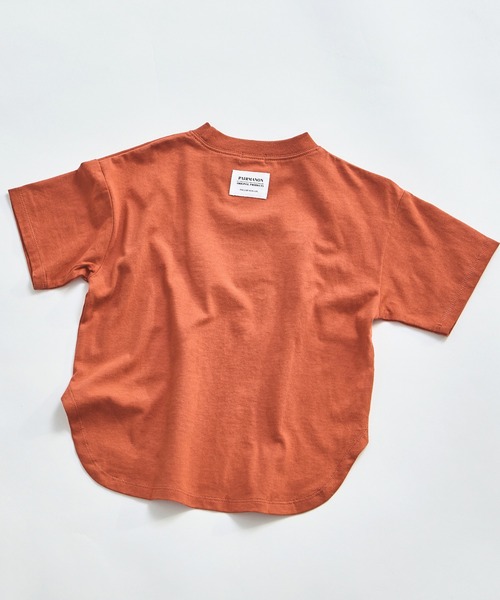 pairmanon(ペアマノン)の「【綿100%】ラウンドヘム ビッグシルエットTシャツ(Tシャツ/カットソー・キッズ・ブラック/オリーブ/ライトブルー/ホワイト/テラコッタ/ブラウン/ベージュ/グリーン系その他/ピンク系その他/ブルー/ピンク系その他2/ホワイト系その他3・110/80/100/140/90/130/150/120)」の18枚目の写真