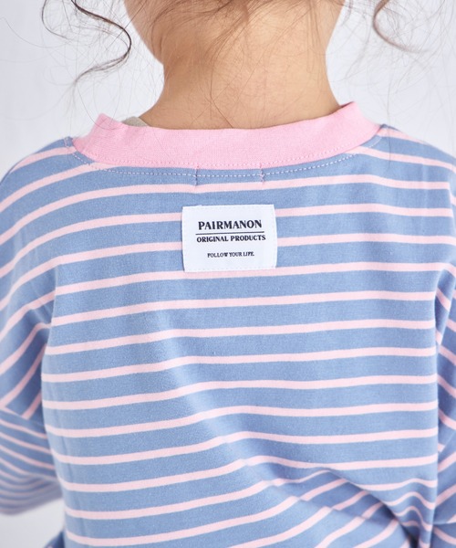 pairmanon(ペアマノン)の「【綿100%】ラウンドヘム ビッグシルエットTシャツ(Tシャツ/カットソー・キッズ・ブラック/オリーブ/ライトブルー/ホワイト/テラコッタ/ブラウン/ベージュ/グリーン系その他/ピンク系その他/ブルー/ピンク系その他2/ホワイト系その他3・110/80/100/140/90/130/150/120)」の16枚目の写真