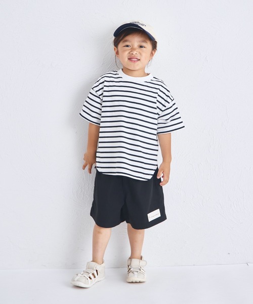 pairmanon(ペアマノン)の「【綿100%】ラウンドヘム ビッグシルエットTシャツ(Tシャツ/カットソー・キッズ・ブラック/オリーブ/ライトブルー/ホワイト/テラコッタ/ブラウン/ベージュ/グリーン系その他/ピンク系その他/ブルー/ピンク系その他2/ホワイト系その他3・110/80/100/140/90/130/150/120)」の21枚目の写真
