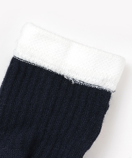 petit main(プティマイン)の「くま・ラインクルーソックス2P(ソックス/靴下・キッズ・黄緑系/オレンジ/ブラック・L/M/S/SS)」の6枚目の写真