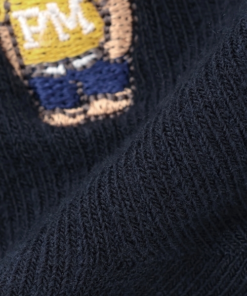 petit main(プティマイン)の「くま・ラインクルーソックス2P(ソックス/靴下・キッズ・黄緑系/オレンジ/ブラック・L/M/S/SS)」の9枚目の写真