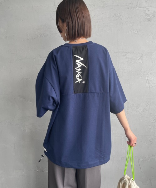【注意！】ナンガ　nanga280ＤＸ　のみに変更 NANGA/ナンガ] 別注 メッシュ切替え ドローコードTシャツ（T