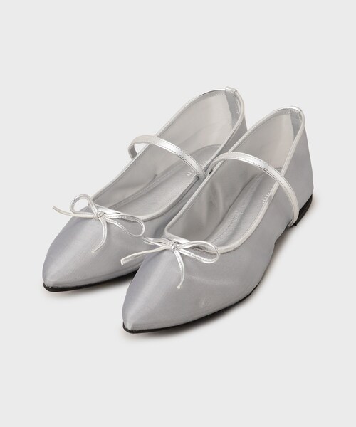 UNTITLED（アンタイトル）の「【軽い！】ソフトフラットシューズ（その他シューズ・レディース・オフホワイト/シルバー系4・40/45/30/35）」の2枚目の写真