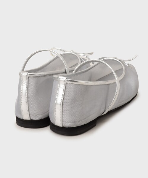 UNTITLED（アンタイトル）の「【軽い！】ソフトフラットシューズ（その他シューズ・レディース・オフホワイト/シルバー系4・40/45/30/35）」の4枚目の写真