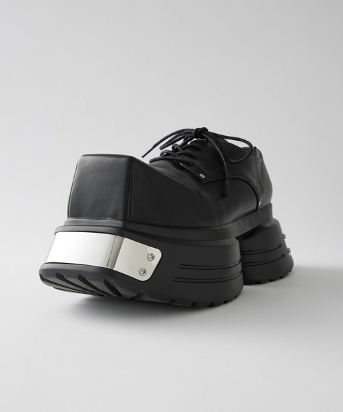 GRANCY】Metal Plate Leather Shoes / メタルプレートレザーシューズ