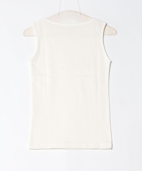 Honeys（ハニーズ）の「【ＵＶカット】ボートネックタンク（タンクトップ・レディース・スミクロ/グリーン/ホワイト/グレイッシュベージュ/ブラック・L/LL/M/S）」の6枚目の写真