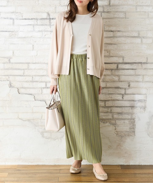 Honeys（ハニーズ）の「【ＵＶカット】ボートネックタンク（タンクトップ・レディース・スミクロ/グリーン/ホワイト/グレイッシュベージュ/ブラック・L/LL/M/S）」の20枚目の写真