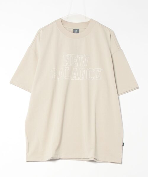NEW BALANCE(ニューバランス)の「《New Balance》AMT51509(Tシャツ/カットソー・メンズ・ホワイト系/ベージュ系その他/ブラック・M/L/XL/S)」の1枚目の写真
