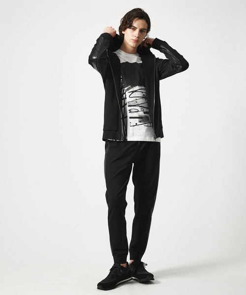 5351 POUR LES HOMMES(ゴーサンゴーイチプールオム)の「【40周年】 IVAN ドッキング グラフィック 半袖Tシャツ(Tシャツ/カットソー・メンズ・ホワイト/ブラック・44/46/48/50)」の15枚目の写真