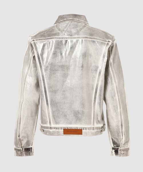 MASU（エムエーエスユー）の「"MASU BOYS" EMBLEM DENIM JACKET（デニムジャケット・メンズ・シルバー・46/48）」の2枚目の写真