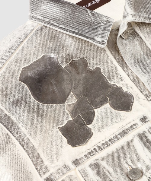 MASU（エムエーエスユー）の「"MASU BOYS" EMBLEM DENIM JACKET（デニムジャケット・メンズ・シルバー・46/48）」の3枚目の写真