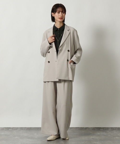 LAKOLE(ラコレ)の「チュールドッキングシャツ長袖 / 291761(シャツ/ブラウス・レディース・ブルー/ブラック/アイボリー/グレー・MEDIUM/LARGE)」の5枚目の写真