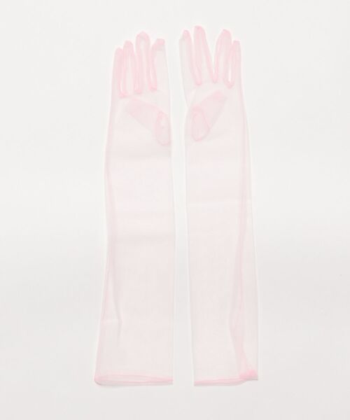 Port（ポート）の「【 Port / ポート 】 シアー ロング グローブ（手袋・レディース・ホワイト/グリーン/ピンク/レッド/パープル/ブラック・FREE）」の6枚目の写真