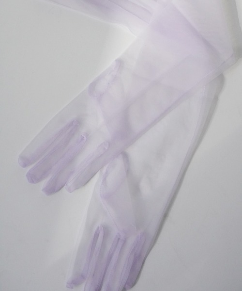 Port（ポート）の「【 Port / ポート 】 シアー ロング グローブ（手袋・レディース・ホワイト/グリーン/ピンク/レッド/パープル/ブラック・FREE）」の16枚目の写真