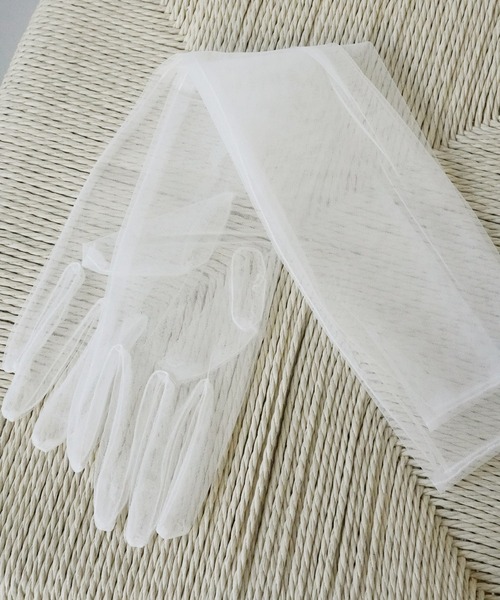 Port（ポート）の「【 Port / ポート 】 シアー ロング グローブ（手袋・レディース・ホワイト/グリーン/ピンク/レッド/パープル/ブラック・FREE）」の10枚目の写真