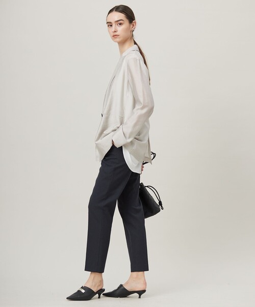 ICB リヨセル シアー ジャケット 洗える　接触冷感　速乾 ICB(アイシービー)の【接触冷感・速乾・洗える】 リヨセルシアー