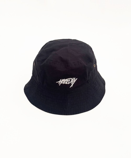 HOLIDAY（ホリデイ）の「HOLIDY BUCKET HAT ホリデイバケットハット（ハット・レディース・ホワイト/ブラック/グリーン/ピンク・ONE SIZE）」の2枚目の写真