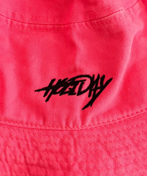 HOLIDAY（ホリデイ）の「HOLIDY BUCKET HAT ホリデイバケットハット（ハット・レディース・ホワイト/ブラック/グリーン/ピンク・ONE SIZE）」の6枚目の写真