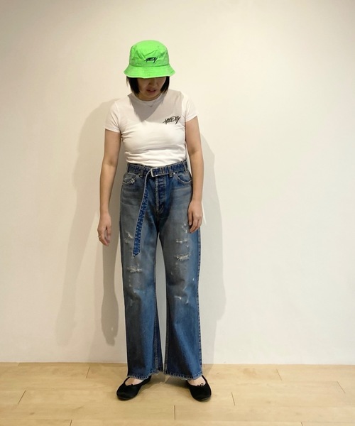 HOLIDAY（ホリデイ）の「HOLIDY BUCKET HAT ホリデイバケットハット（ハット・レディース・ホワイト/ブラック/グリーン/ピンク・ONE SIZE）」の8枚目の写真