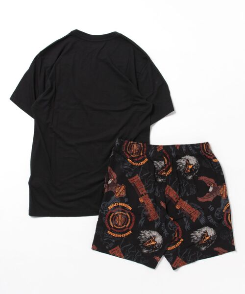 Harley-Davidson（ハーレーダビッドソン）の「80年代タンク・パジャマ・ショーツセット（Tシャツ/カットソー・メンズ・ブラック系その他・X-LARGE/LARGE/MEDIUM/SMALL）」の3枚目の写真